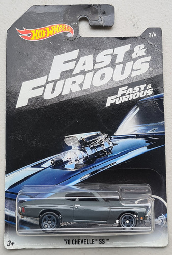 Hot Wheels Fast & Furious 70 Chevelle Ss 2017 Gris