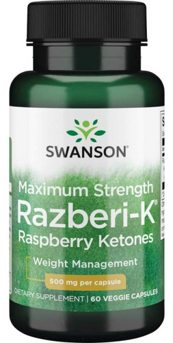 Quemador De Grasas Keto Raspberry Ketone 500mg Enviogratis Sabor no aplica