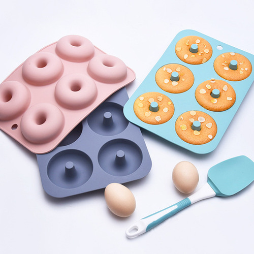 Molde De Silicona Para Donas,molde Antiadherente Para Donas