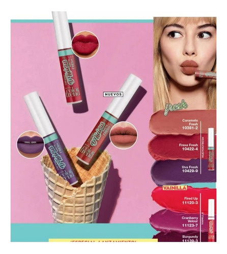Labial Liquido Caramelo Fresh D Licious Mate Avon Color Tren
