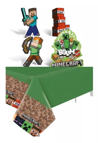 Personagens Minecraft para decoração de festas