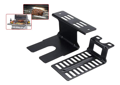Suporte Para Motor De Espeto Rotativo Em Aço Inoxidável