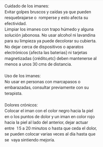 Imagen 4 de 9 de Kit Imanes Para Biomagnetismo, Ver Descripción.