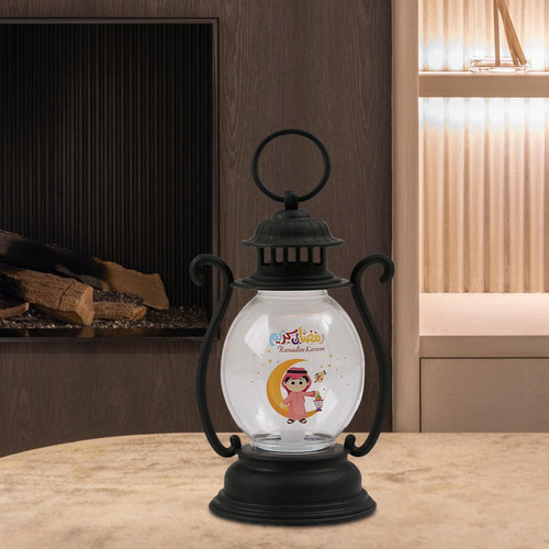 3 Linterna De Vela De Ramadán, Linterna Led, Negro