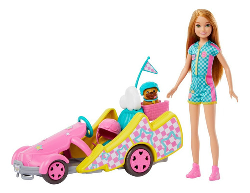 Barbie Vehículo Para Muñecas Stacie Al Rescate Go-kart