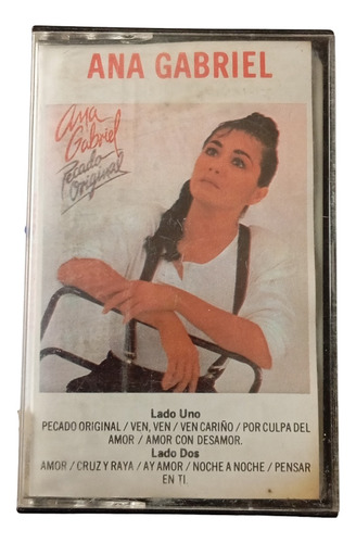 Cassette De Ana Gabriel - Pecado Original Cbs (#192 (Usado)