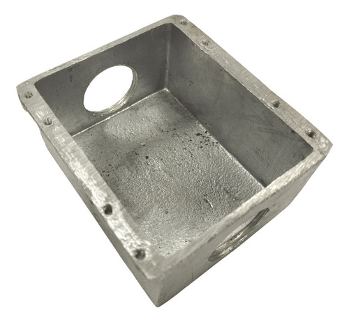 Caixa De Piso Em Aluminio 4x4 Baixa 1 Stamplac Cor Prateado