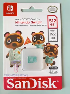 Memoria Microsd Nintendo Switch 512gb Sandisk Original Nuevo