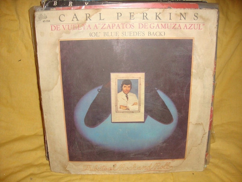 Vinilo Carl Perkins De Vuelta A Zapatos De Gamuza Azul Si2