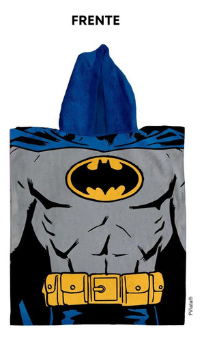 Poncho De Toalla Piñata Toallon C/ Capucha Disney Vs Modelos Batman