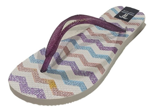 Imagen 3 de 6 de Ojotas Mujer Hawaiian Risca Natación Pileta Playa Cool Beach