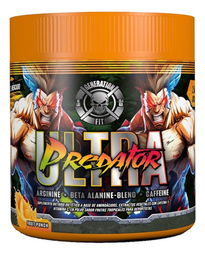 Predactor Generation Fit Arginina Beta Alanina Pre Workout