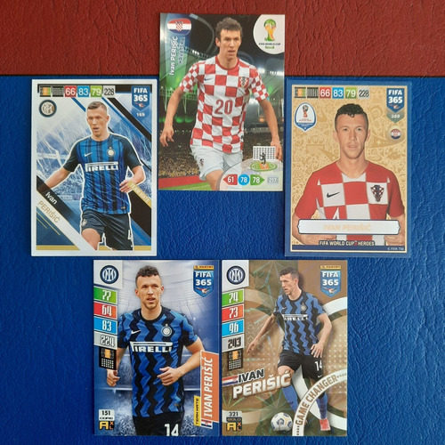 Tarjetas Panini Ivan Perisic Football Team Croatia Set Cards