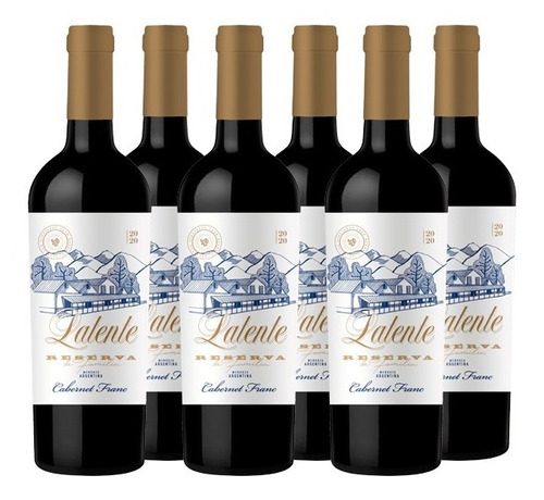 Imagen 1 de 3 de Caja X 6 - Cuarto Surco - Latente Reserva Cabernet Franc