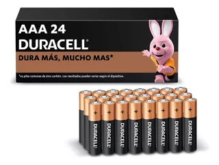 Duracell Pilas Aaa Alcalinas De Larga Duración 1.5v 24 Pzas