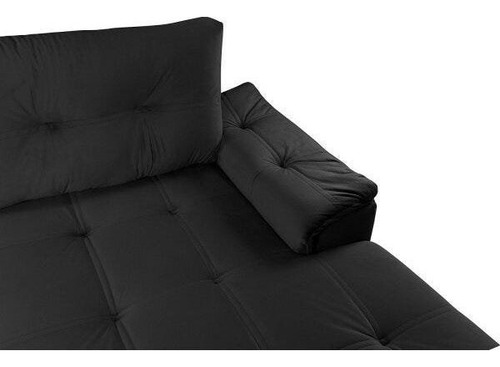 Sofá De Canto 6 Lugares Com Chaise Suede Aveludado Gc
