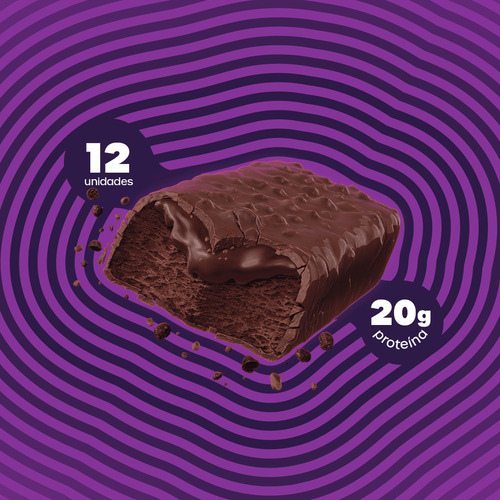 Bold Bar 60g - Bold Snaks Barra Proteína Brownie e Crispies
