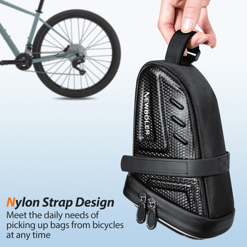 2.5l Bicicleta Bolsa Trasera Bolsa De Sillín Hard Shell