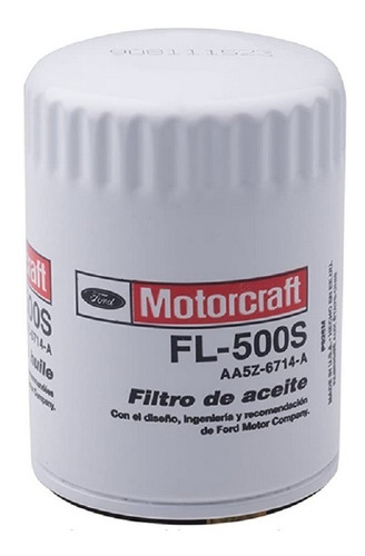 Filtro De Aceite Motorcraft Fl-500s 