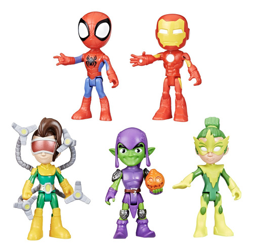 Set De Figuras De Acción Spidey Y Sus Increíbles Amigos Marv