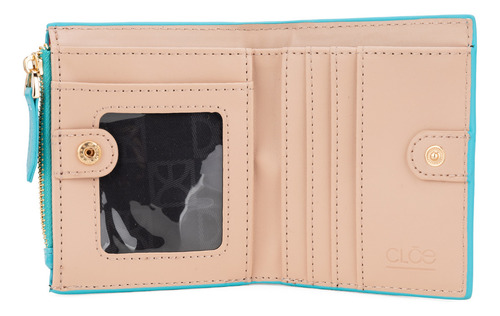 Cartera Flap Cloe Imicni Chico Color Azul