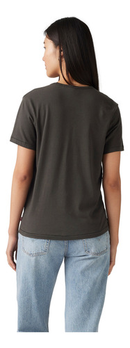 Polera Mujer Graphic Iconic Tee Negro Levis A8802-0042