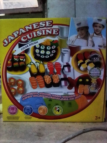 Imagen 2 de 5 de Sushi Set/ Juego Creación De Plastidedos Para Niños Nuevo