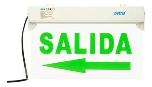 Cartel Salida De Leds Permanente Señalizador Sica Color Acrílico