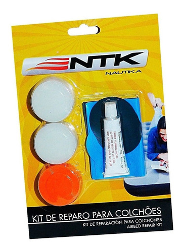 Kit De Reparo Cola Pvc Ntk P/ Infláveis Bote Colchão Boia