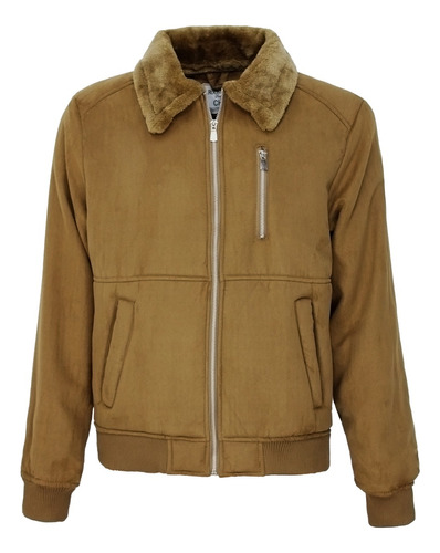 Chamarra Chaqueta Hombre Gamuza Afelpada Vintage Roosevelt  