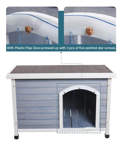 Casetas Cuchas De Madera Para Perros Resistentes Petsfit