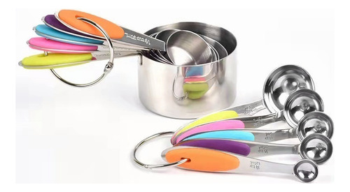 11pcs Juego De Taza Cuchara Y Medidora De Reposteria Cocina