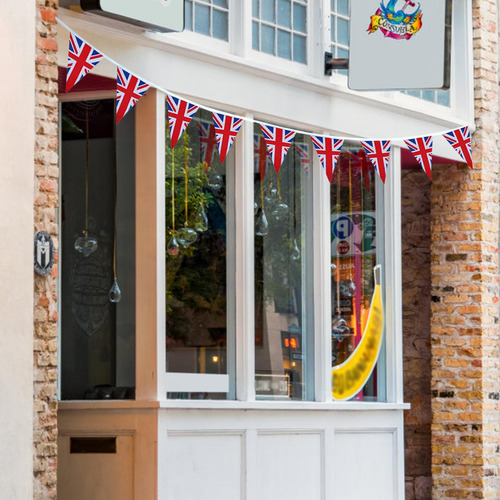 Banderines Union Jack Bandera Del Reino Colgante Británico J