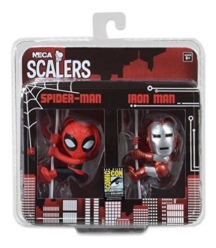 Escaladores Exclusivos Sdcc 2014 Neca - Spider-man & Iron