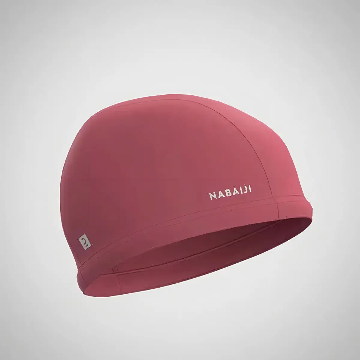 Touca de Natação Malha Silicone Nabaiji Rosa Adulto