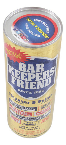 Removedor Y Pulidor De Óxido - Bar Keepers Friend - 595 G