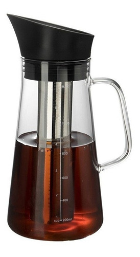 Cafetera Jarra Cold Brew Cafe Frio Filtro Inox Barista 1.2lt