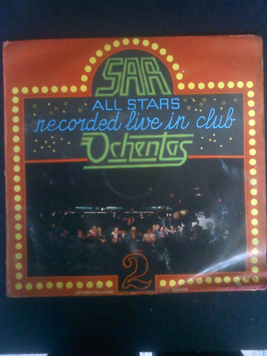 Lp.sar All Stars Recorder In Club Ochentas Vol.2.salsa.vinil