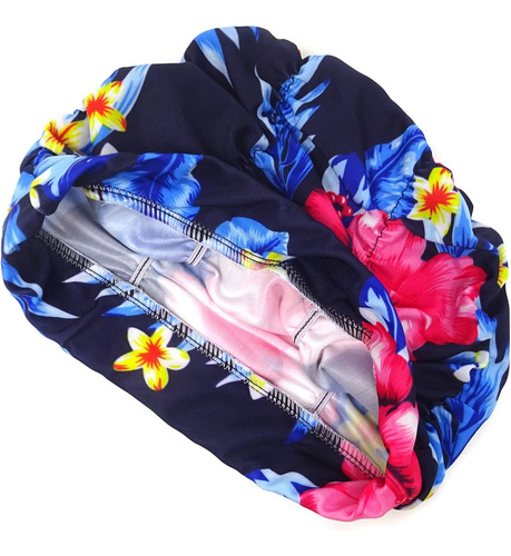 Honbay Gorro De Bano Plisado A La Moda Gorro De Bano De P...