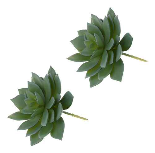 2pcs Plantas Suculentas Artificiales Decoración