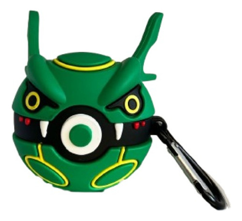 Fundas Case Para Airpods 3, Tws, Genericos Rayquaza Pokemon Verde Rayquaza