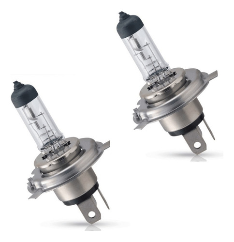 Par De Lâmpada Halogena H4 12v Farol Dianteiro Gm Onix 2015