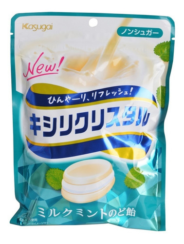 Dulce Japones Caramelo Menta Leche Kasugai Xilitol  71g