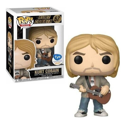 Rocks: Kurt Cobain 67# Kurts Cobain Figura Modelo Juguete