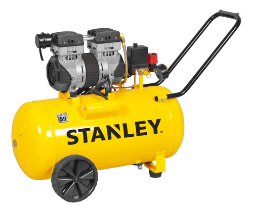 Compresor De Aire Stanley Silencioso 50 Lts 1.3 Hp Cuot Fs