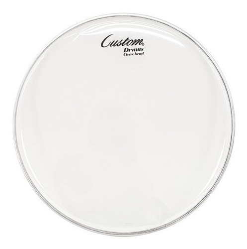Pele Surdo Bumbo 18 Clear Filme Simples Custom Drums