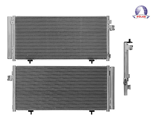 (1) Condensador Soldado Subaru Impreza H4 2.5l 08/16 Polar