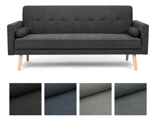 Sofa Cama Nordico Negro
