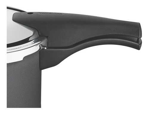 Olla a presión Tramontina Vancouver de aluminio negro de 4,5 l