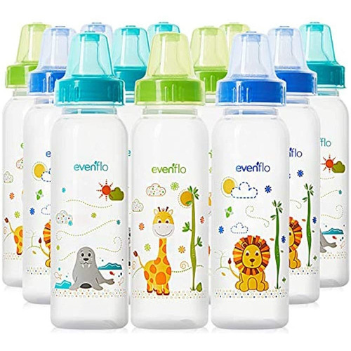 Evenflo Feeding Zoo Friends Botellas De Polipropileno Para B